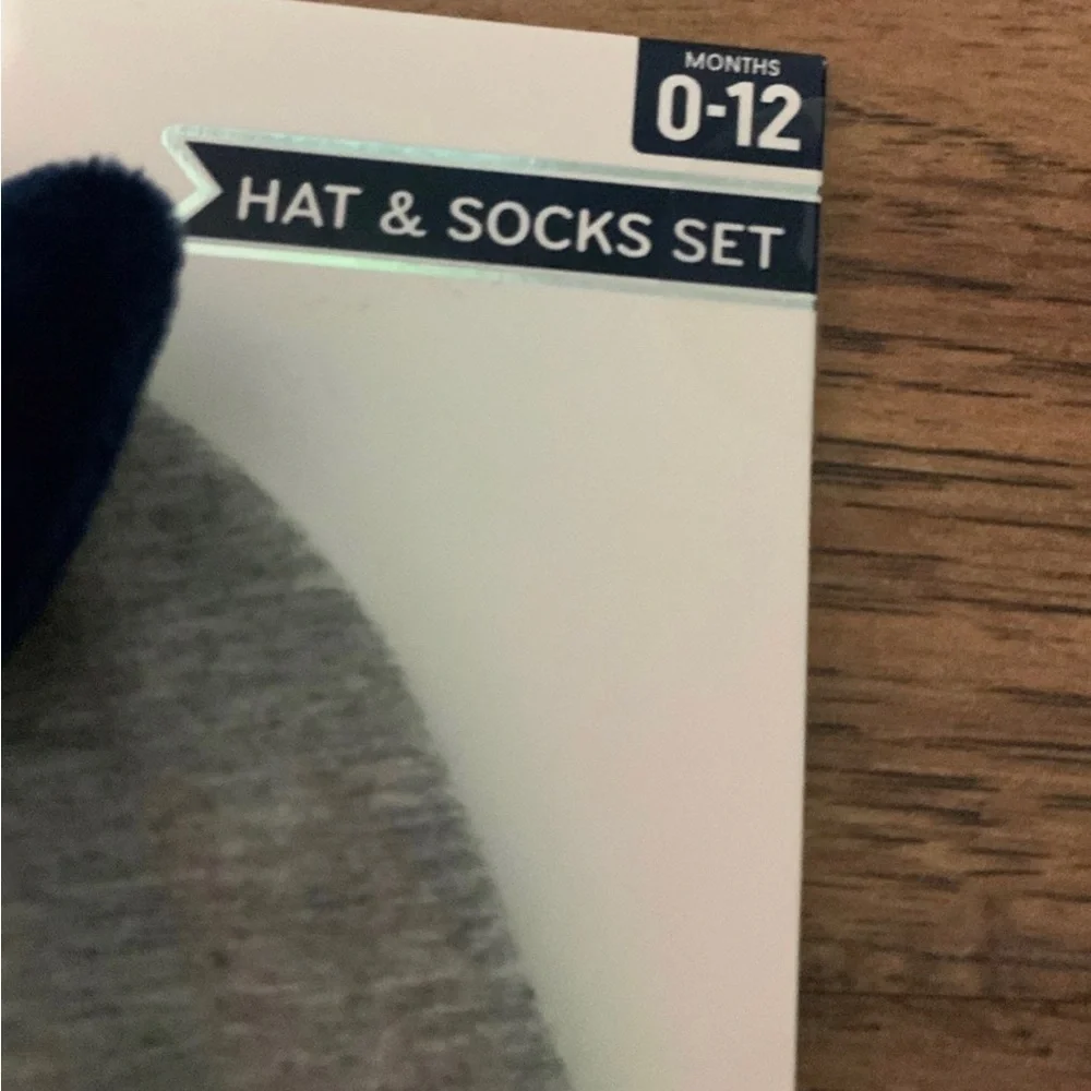 HAT and Sock Set By Rising Star, 0-12 Months, Boy, Dragon Design, Brand New